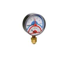 Termomanometrs ICMA 91258AD06120, 80 mm, 1/2 collas – Ārējā vītne, 6 Bar