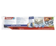 Folia malarska Tesa Abdeckplane Drop Cloth Extra Strong 12mx2m transparent