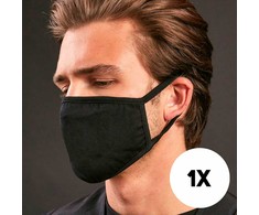 Textile two-layer reusable mask