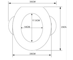 Thema Lux Deska bidetowa Sourcing CHILDRENS TOILET BOWL COVER S701 Mėlynas