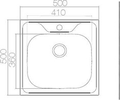 Thema Lux Kriauklė Franke STAINLESS STEEL SINK AS14+ SYPHON AS1007