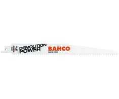 Bahco Tiesinio pjūklo geležtės Sandflex Bi-Metal 228mm*1,6mm DSL 5/8TPI, medžiui ir metalui su vinimis 2vnt