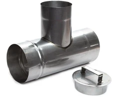Tīrīšanas ierīce dūmvadiem ar apaļu atveri Wadex, 120 mm