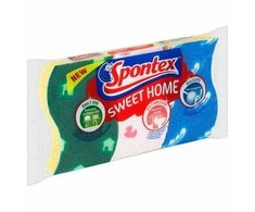 Tīrīšanas sūklis Spontex. daudzkrāsains. 3 gab.