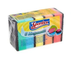 Kempinės-šveistukai Spontex Megamax, įvairių spalvų, 5 vnt.