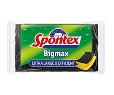 Tīrīšanas sūklis Spontex, melna/dzeltena