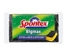 Tīrīšanas sūklis Spontex, melna/dzeltena