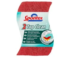 Kempinė valymui Spontex Top Clean, geltona sp., 2 vnt.