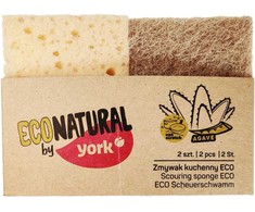 Kempinė valymui York Eco 030200, šviesiai ruda sp., 2 vnt.