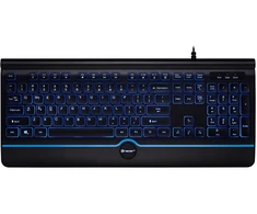 Klaviatūra žaidimams Tracer OFIS PRO su laidu membraninė su pašvietimu (na balta ir) juoda