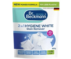 Dr_Beckmann Dėmių valymo priemonė Dr. Beckmann Hygiene Baltas 2in1 0.4kg