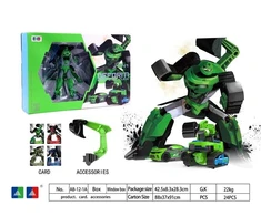 Transformeris 2in1 Beast Steel Claw MX0397428, juoda sp./žalia sp.