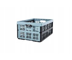 Transportinė dėžė Keeeper, 32 l, juoda/šviesiai mėlyna, 48 x 35 x 23 cm