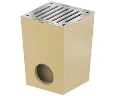 SELF Trapas su cinkuotom grotelėm Dn100 ACO #01581