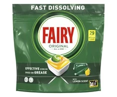 Kapsulės indaplovei FAIRY ALLINONE LEMON 29VNT
