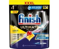 Tabletės indaplovėms FINISH Allin1 Ultimate Lemon, 50 vnt.