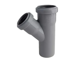 Trejgabals iekštelpu kanalizācijai Magnaplast HTplus, 40 mm x 50 mm, 45 °