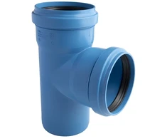 Trejgabals iekštelpu kanalizācijas sistēmai ar zemu trokšņu līmeni Magnaplast Ultra dB, 110 mm x 110 mm, 87 °