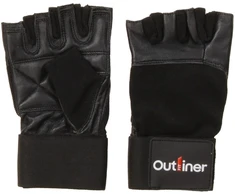 Odinės treniruočių pirštinės Outliner SG-1164, juoda, S