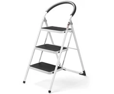 Haushalt Semilac 3 STEP STEEL LADDER BL-C103 Baltas