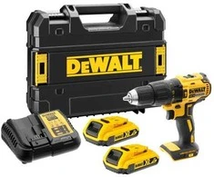 Grąžtas Akumuliatoriniai smūginiai gręžtuvai Dewalt DCD778D2T-QW, 18 V, 2 Ah