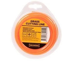 Grunder TRIMMER LINE 2.0MM 15M SQUARE ECO*