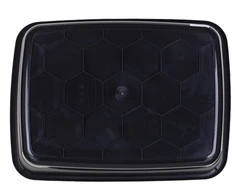 Kačių tualetas Ferplast Nip 10, juoda sp., atviras, 47 cm x 36 cm x 15 cm