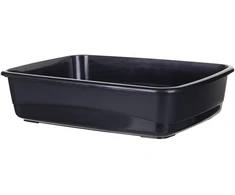 Kačių tualetas Ferplast Nip 10, juoda sp., atviras, 47 cm x 36 cm x 15 cm