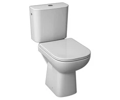 Jika pods Deep, 360x650 mm, horizontāls izvads, pievads no apakšas, balts