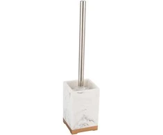 Tualetinis šepetys Domoletti Malaga BPO-2978-1F, auksinis/baltas, 9,5 cm x 37 cm x 9,5 cm