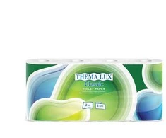 Tualetinio popieriaus „THEMA LUX“ tiekimas, 8 vnt., 2 sluoksnių