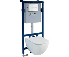 Jika UNITAZO KOMPLEKTAS SU RĖMU MIO-N RIMLESS