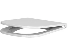 Klozeto dangtis Cersanit CASPIA SLIM, su lėto nusileidimo ir lengvo nuėmimo funkcija, baltas | K98-0145