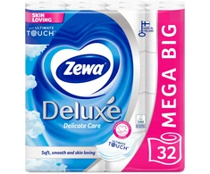 Tualetinis popierius Zewa Deluxe Pure Baltas, 3 sl, 32 vnt.