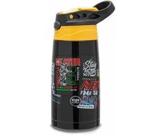 Gertuvė Ūdens pudele CoolPack Big City, daudzkrāsaina, metāls, 0.35 l