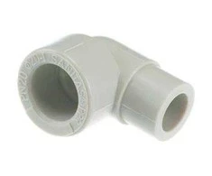 Vandentiekio alkūnė Sanitas PPR 05.2525, 90 °, 25 mm - Lituojamas vidus/25 mm - Lituojama išorė, polipropilenas ,pp,