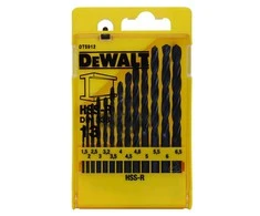 Grąžtų komplektas Dewalt DT5912, metalas, hss-r, tiesus, 6 mm x 10 cm