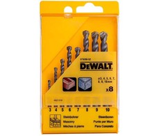 Grąžtas Grąžtų komplektas Dewalt DT9288-QZ, betonui, tiesus, 3 mm x 12 cm