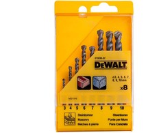 Grąžtas Grąžtų komplektas Dewalt DT9288-QZ, betonui, tiesus, 3 mm x 12 cm