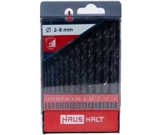 Grąžtas Metalo grąžtų komplektas HAUSHALT, 13 vnt. 2–8 mm