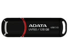 USB atmintinė Adata UV150 AUV150-128G-RBK, juoda/raudona, 128 GB