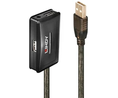 USB Hub - LINDY USB 2.0 Aktyvus Prailginimo Hub, 10 m, 4 Prievadai, USB 2.0, 480 Mbps