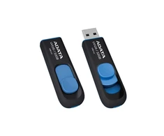 USB zibatmiņa Adata UV128 AUV128-16G-RBE, zila krās./melna krās., 64 GB