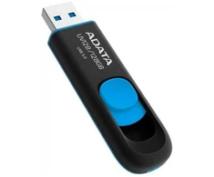 USB zibatmiņa Adata UV128 AUV128-16G-RBE, zila krās./melna krās., 128 GB