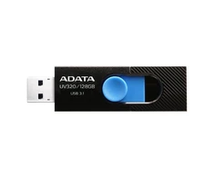 USB atmintinė Adata UV320 AUV320-64G-RBKBL, mėlyna sp./juoda sp., 128 GB