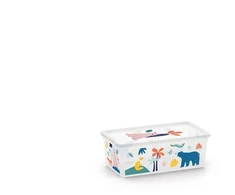 Uzglabāšanas kaste ar vāku Kis C Box Style, 5 l, daudzkrāsaina, 33.5 x 19 x 12 cm