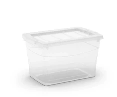 Uzglabāšanas kaste ar vāku, paredzēts uzglabāšanai Kis 8609000 0202, 16 l, caurspīdīga krās., 38.5 x 25.5 x 23.5 cm