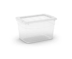 Uzglabāšanas kaste ar vāku, paredzēts uzglabāšanai Kis 8609000 0202, 16 l, caurspīdīga krās., 38.5 x 25.5 x 23.5 cm