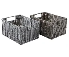 Domoletti BOXSTORAGE DOMOLETTI 17X23X13CM Pilkas