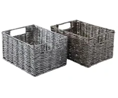 Domoletti BOXSTORAGE DOMOLETTI 17X23X13CM Pilkas